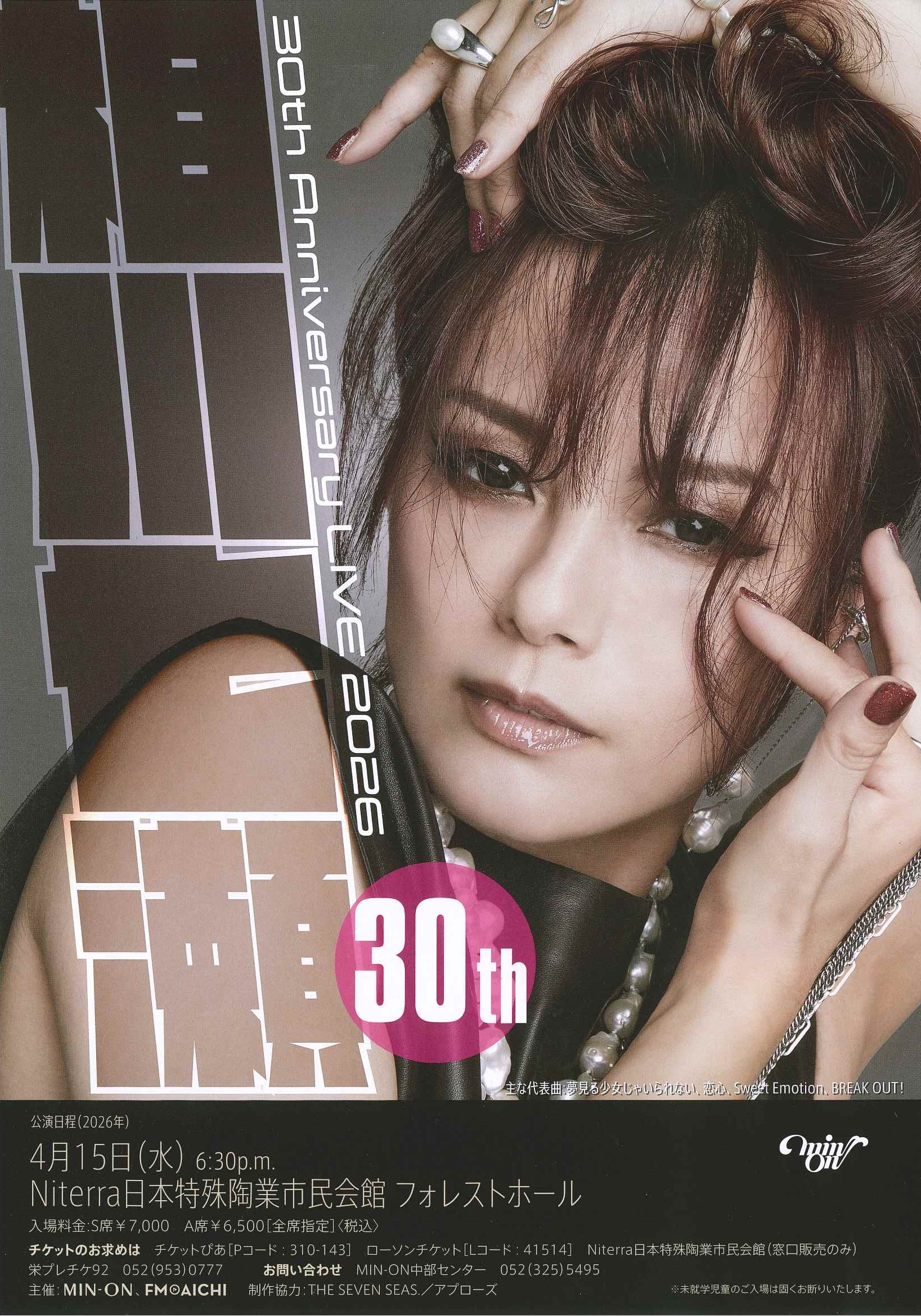 相川七瀬のチラシ画像