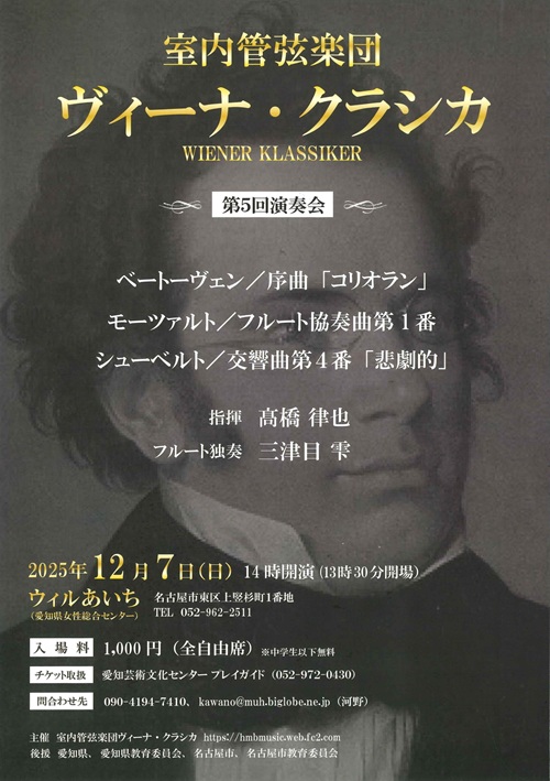 室内管弦楽団ヴィーナ・クラシカ　チラシ画像